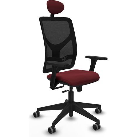 Chaise piqueras y crespo Motilla noir accoudoirs 3D ajustables (1/2)
