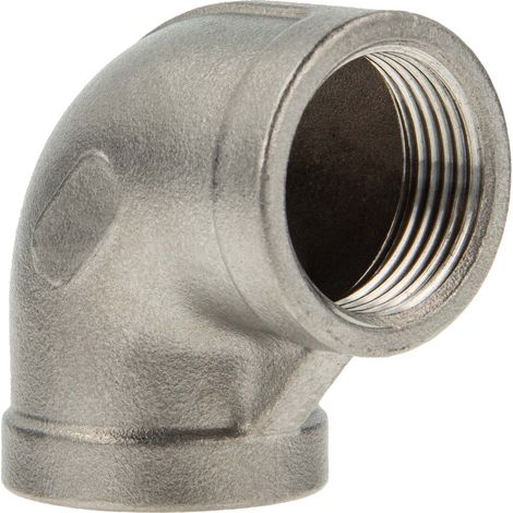tecuro Winkel 90° Edelstahl V4A (AISI 316), IG x IG 1/8 Zoll (1/5)