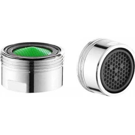 Wasserhahn-Luftsprudler mit Außengewinde (11 mm x 17,9 mm, 2er-Packung), Wassersparer mit ABS-Filter-Mischdüse. (1/5)