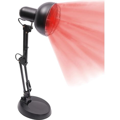 Lampe à chaleur infrarouge, hauteur réglable, puissance de 150W (1/2)