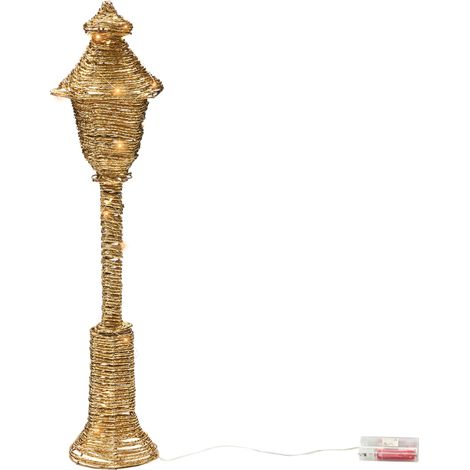 Decorazione Natalizia LED Lampione Luminosa con 40 Lampadine Oro Alftanes (1/5)
