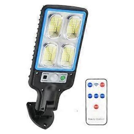 Lampes solaires extérieures B-Solar - Détecteur de mouvement, 3 modes d'éclairage - Télécommande incluse - Protection murale