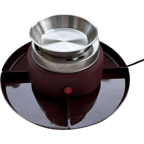 Appareil à S'mores électrique d'intérieur Nostalgia - Kit S'mores avec grillage de guimauves - Accessoires pour soirées cinéma - Prise UE (1/5)