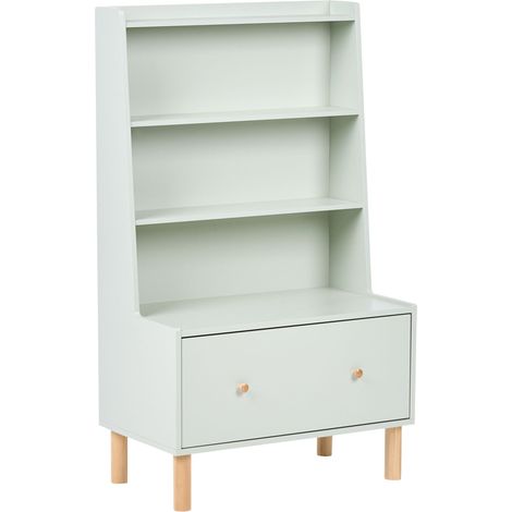 Bücherregal mit 3 Ebenen QUILPIE 120 cm Hellgrün