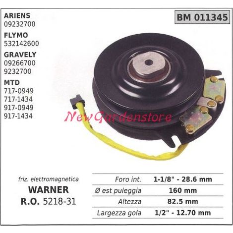Frizione elettromagnetica warner rasaerba tosaerba ariens flymo gravely 011345