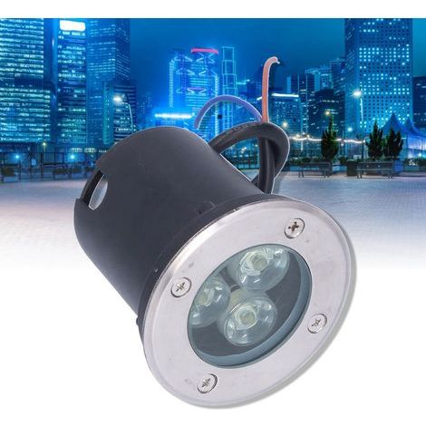 Faro LED da incasso a pavimento in acciaio inox impermeabile, luce calda per parchi, piazze e vialetti paesaggistici, 24V (1/5)