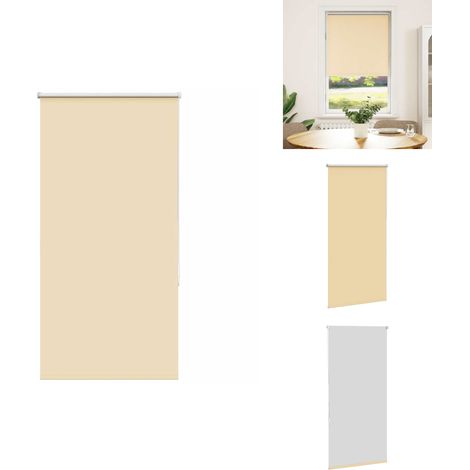 Verdunkelungsrollo Beige 85x150cm Stoffbreite 80,7 cm Polyester - Verdunkelungsrollo - Verdunkelungsrollos - Rollo - Verdunklungsrollo (1/5)