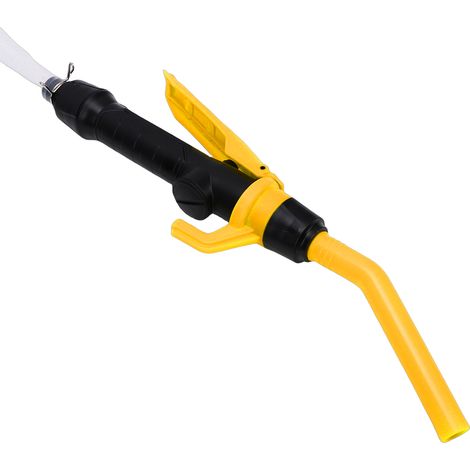 Pompe de transfert portable à batterie, pompe à siphon pour carburant, diesel et eau, débit de 2,2 GPM, contrôle réglable, pompe à liquides multi-usages avec filtre, jaune (1/5)
