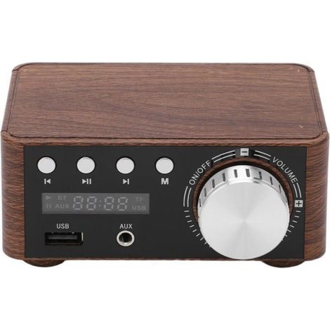 Amplificateur De Puissance Bluetooth - 2 Canaux 50 W - Entrée USB RCA 3,5 mm - Compatible Haut-Parleurs Passifs 4-16 Ohms - Mini Ampli Stéréo (1/4)