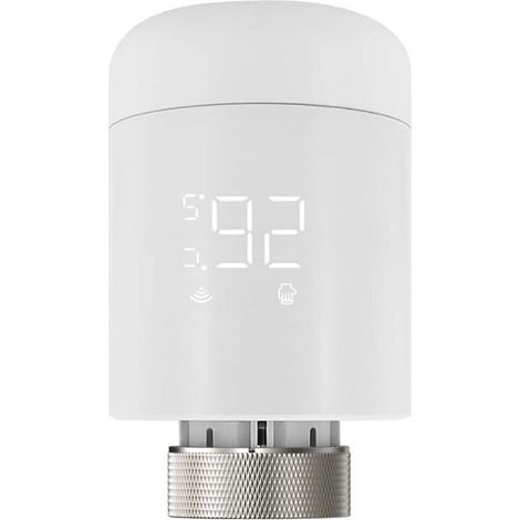 Vanne thermostatique intelligente pour contrôle de la température du radiateur, compatible avec verrouillage de sécurité enfant (1/4)