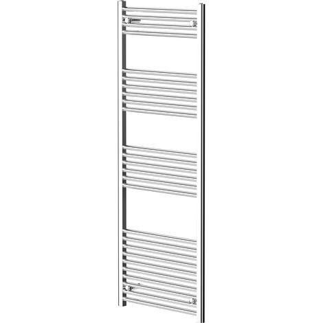 Pizarro Chrome 1600mm x 600mm Straight Heated Towel Rail (1/5)