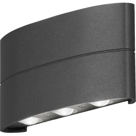Lámpara LED de pared Chieri gris antracita 6x1,2W KONSTSMIDE (1/4)