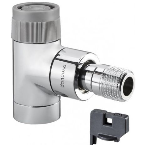 Vanne thermostatique OV, série EQ M 30x1,5, angle DN 15, chromée