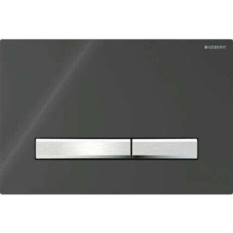 Panneau de commande Geberit Sigma50 115.788.DW.2 – Noir, design moderne pour salle de bain (1/3)