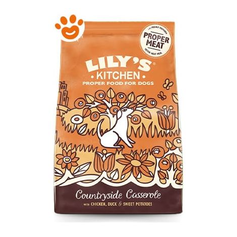 Lilys Kitchen Dog Adult Countryside Casserole Pollo e Anatra - Sacco 12 Kg -