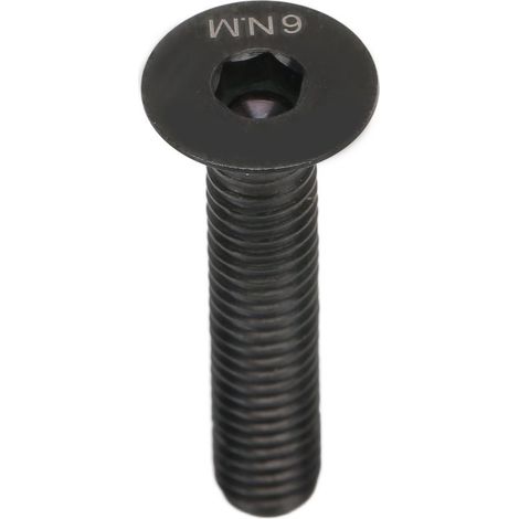 RisK Tige de Guidon Vis de Fixation M6x30mm en Alliage de Titane Noir pour Réparation Vélo (1/5)
