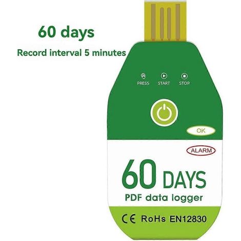 Enregistreur de données de température et d'humidité USB - 60 jours (1/5)