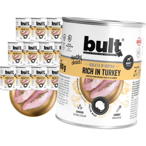 BULT Reich an türkischem Nassfutter für Hunde – 24 x 800 g