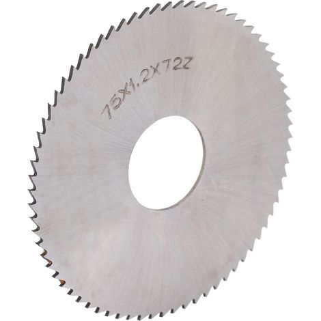 Trennscheibe für Kreissägeblätter aus Schnellarbeitsstahl, 75 x 1,2 mm, 72 Zähne (1/5)