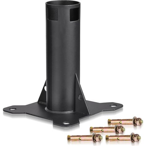 Support Robuste pour Antenne Parabole Kit Accessoires Montage Poteau Toit - Support horizontal court (1/5)