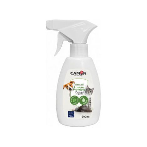 Loción Camon Protection 300 ml – Aceite de Neem – Calmante y purificante para perros y gatos