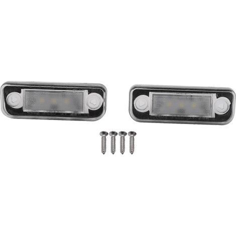 Éclairage de plaque d'immatriculation à LED sans erreur pour Mercedes-Benz W203 5 portes, W211 R171 et W219