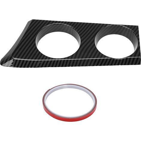 KIMISS Support de Support de Coupe de Console Centrale pour E81 E82 E87 E88 1 Série 120i - Remplacement côté Conducteur de Gauche (Motif en Fibre de Carbone) (1/5)
