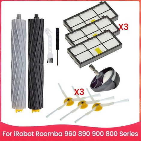 Filtre pour aspirateur brosse pour aspirateur Filtre de brosse pour aspirateur filtre de Sweeping Robot Aspirateur pièce détachée Filtre Main Brosse Side Wheel de remplacement (1/5)