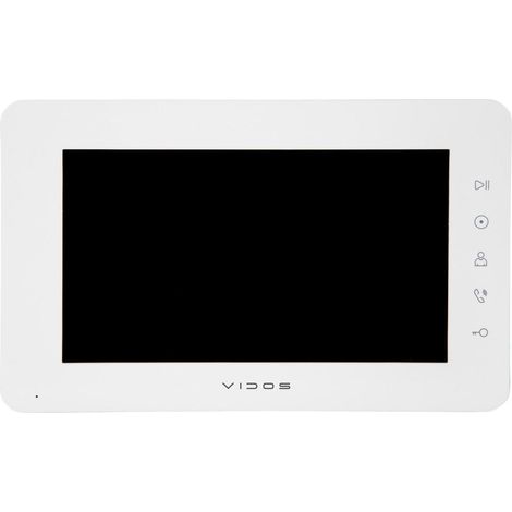 Monitor videocitofono Vidos X M12W schermo 7 pollici 2 telecamere (1/3)