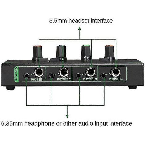 Mini amplificateur de Ph Ha400 Ultra-O, 4 Chls, ampli Earph pour la musique 2025 (1/5)