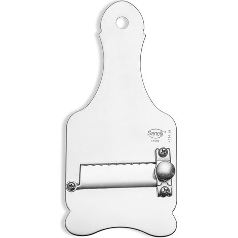 Sanelli, Affettatartufi professionale con regolatore di taglio. Finitura lucida. Lama seghettata, Inox (1/4)