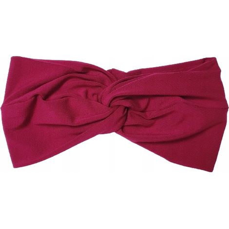 Elegante diadema de bamb煤 fucsia para mujer - contorneada primavera verano (1/5)