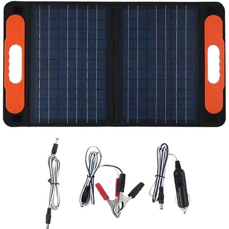 Tragbare, faltbare Solartasche mit USB-Ausgang und Solarladegerät