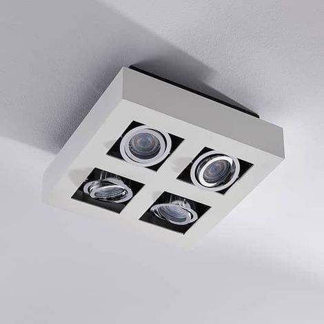 [NEUWERTIG] B-Ware Arcchio Strahler Spot Deckenleuchte Vince Weiß Aluminium Gu10 Beleuchtung