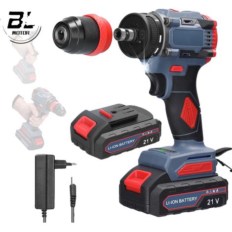 Visseuse électrique, moteur sans balais, couple de 45 Nm, Type C, Prise EU (1/2)