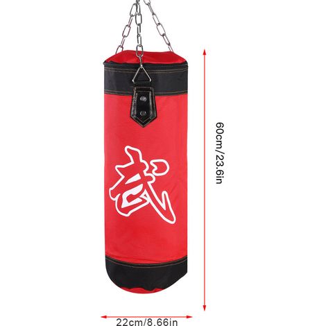 Sac de frappe d'entraînement de boxe et arts martiaux, idéal pour coups de poing et coups de pied. (1/5)