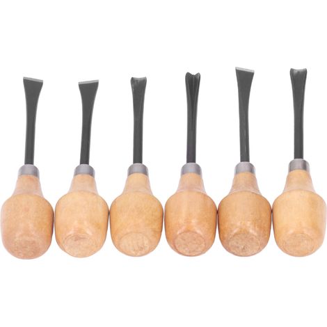 Holzschnitzmeißel-Set, Handwerkzeuge, halbkugelförmiger Griff, DIY-Kunst- und Bastelset (1/5)