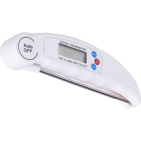 IMIKEYA Thermomètre Cuisine Numérique Multifonction en Acier (1/5)