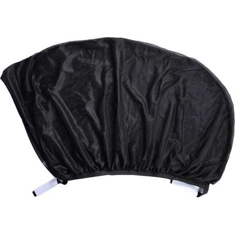 Pare-soleil,Pare soleil professionnel noir Simple réglable,2 pièces,pare soleil pour fenêtre de voiture,Protection UV,maille -A (1/4)