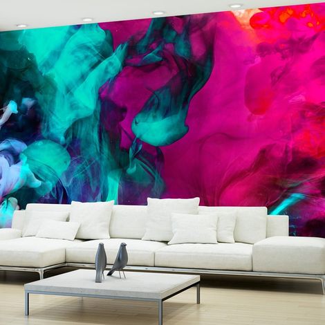 Papier peint folie des couleurs - 350 x 245 cm (1/4)