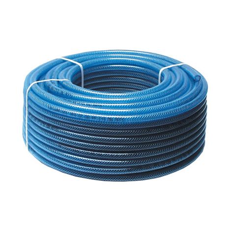 Tuyau à air comprimé renforcé 50 m – Diamètre intérieur 9 mm – Épaisseur 3 mm – Pression service 15 bar – Pour chantiers humides – Guede