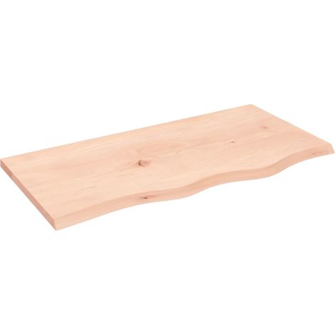 Maison Exclusive - Waschtischplatte 80x40x2 cm Massivholz Unbehan