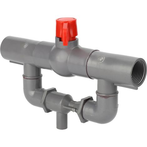 Vanne de dispositif d'engrais pour système d'irrigation adaptée aux filtres de tuyau, filetage interne G1 (1/5)