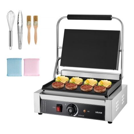 Gril Panini Électrique 2200 W Machine à Panini avec Plaque (1/5)
