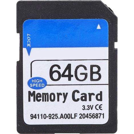 64 GB Hochgeschwindigkeits-Speicherkarte für Kameras, MP3-Player, MP4-Player, Camcorder und Spielekonsolen (1/5)