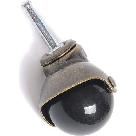 Roulettes pivotantes,roulettes pivotantes à 360 degrés,plaque supérieure avec capot,lot de 4 roulettes pour meubles (roulette à billes avec anneau de préhension,50 mm) GROOFOO (1/4)