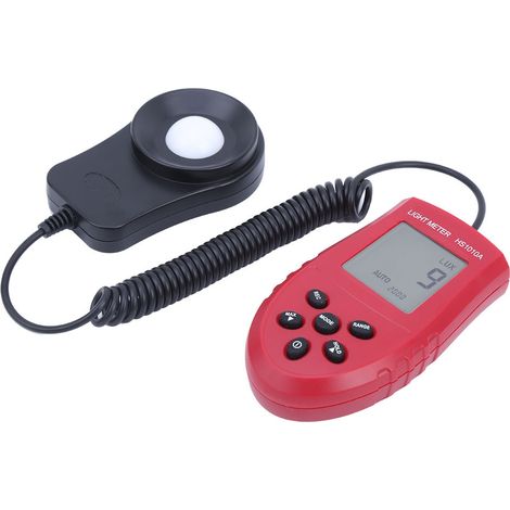 Luxmètre numérique portable haute précision à sélection automatique de la gamme HS1010A (1/5)