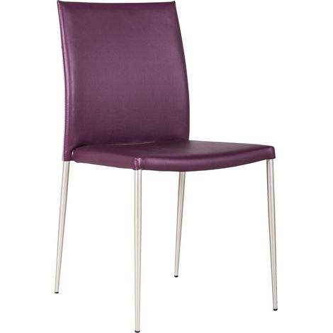 Minnie - Sedia in ecopelle viola 4 pz (1/3)