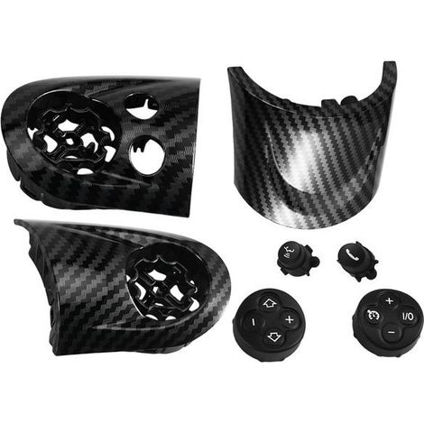 1 set of 32309289676 steering wheel button covers for BMW MINI COOPER R55 (1/5)