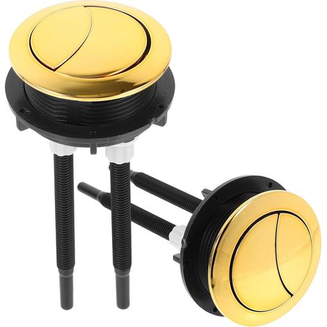 Bouton Chasse D'eau Wc Double Pression Lot de 2 Boutons en ABS (1/5)